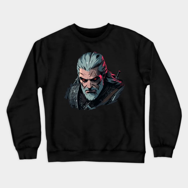 witcher Crewneck Sweatshirt by piratesnow